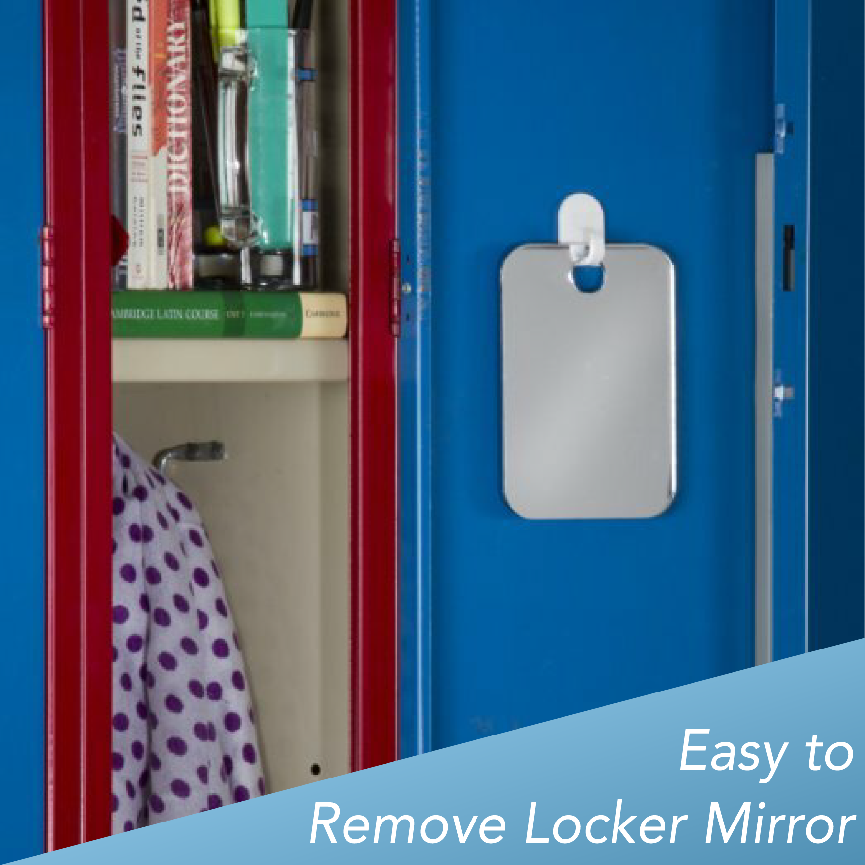 Unbreakable Locker Mirror - The Shave Well Company, White